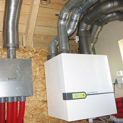 Kontrollierte Wohnraumlüftung von Waterkotte Kontrollierte Wohnraumlüftung von Waterkotte